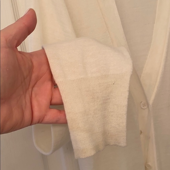 Adrienne Vittadini Cream Cardigan - Picture 6 of 7